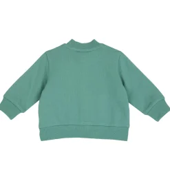 Felpa con zip, in cotone, non felpata, adatta alla primavera e all’autunno