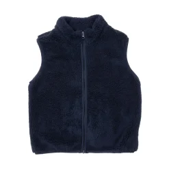 Gilet morbido bimbo blue con zip