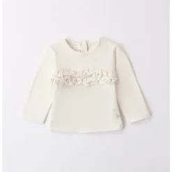 Girocollo ml panna con rouches