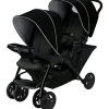 Graco® passeggino gemellare stadium black grey