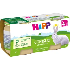 Hipp omogeneizzato coniglio con patate 2x80g