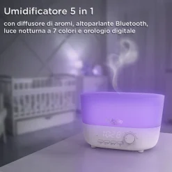 Hubble connected mist 5-in-1 umidificatore con aromi