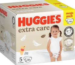 Huggies extra care mega pack tg.5 – 66 pezzi