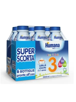 Humana latte 3 liquido 6×470 ml
