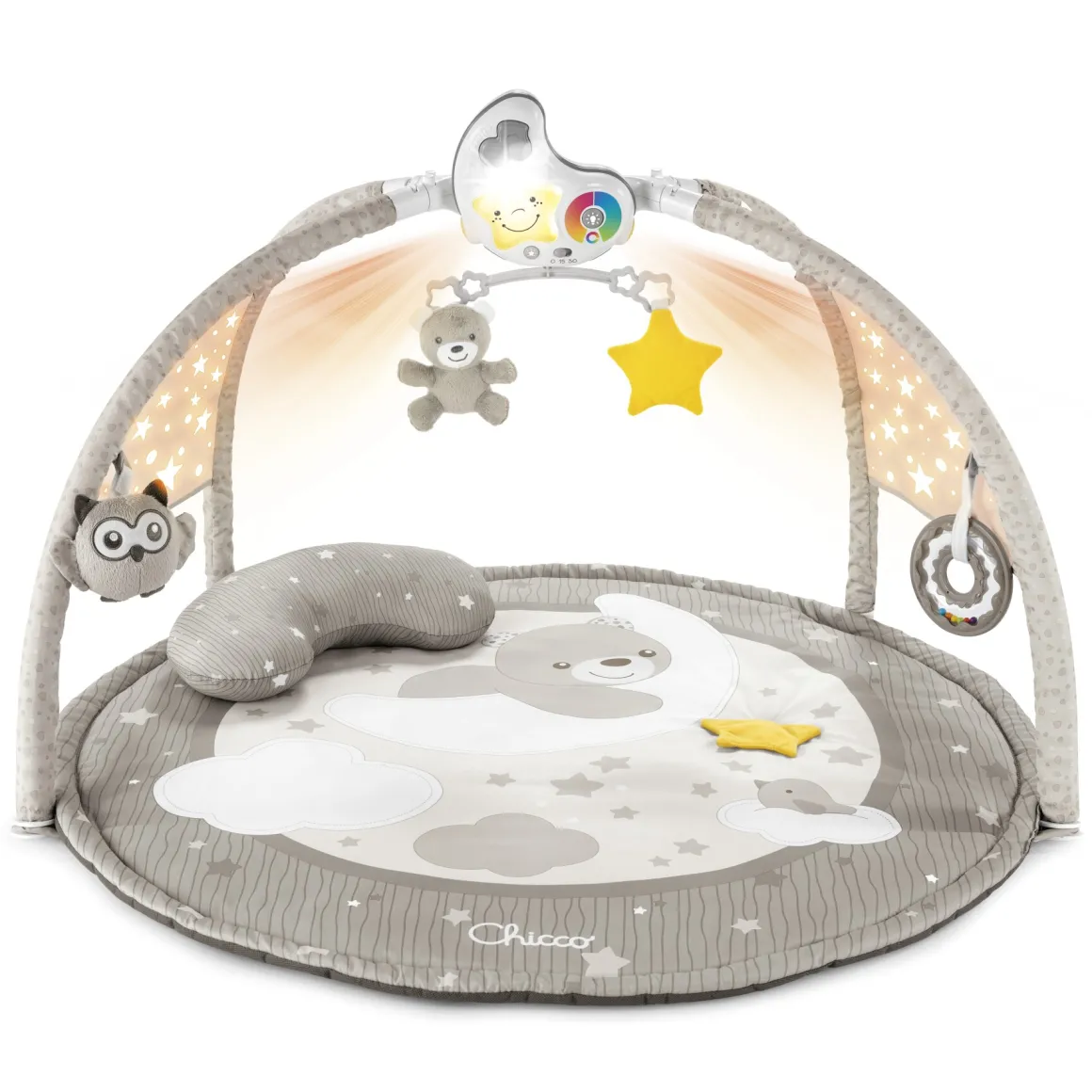 3in1 palestrina dei colori neutro – esplorazione sensoriale per neonati