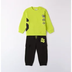 Jogging verde fluo e nero