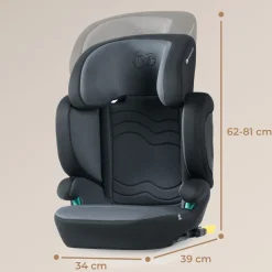 Kinderkraft seggiolino auto xpand 2 i-size graphite black 100-150 cm