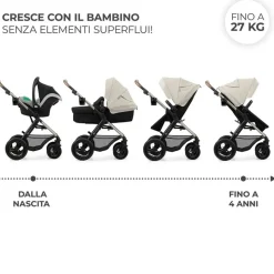 Kinderkraft trio moov 2 air moonlight grey