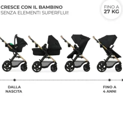 Kinderkraft trio moov 2 pure black