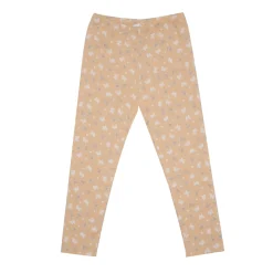 Legging bimba arancione stampato