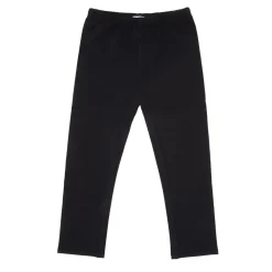 Legging stretch felpato bimba nero