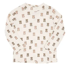 Lupetto maniche lunghe bimba panna stampato “orsetti”
