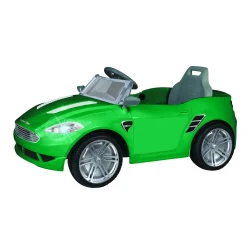 Macchina elettrica 6v per bambini – auto con batteria al litio, telecomando e effetti luminosi e sonori, rossa