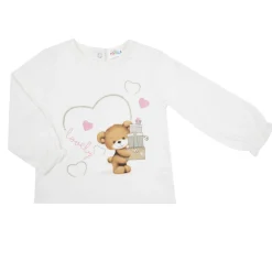 Maglia manica lunga bimba “dolce orsetto”