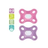 Mam 2 pz succhietti comfort 0-2m silicone, femmina