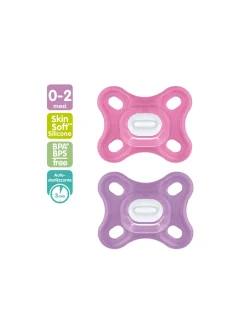 Mam 2 pz succhietti comfort 0-2m silicone, femmina