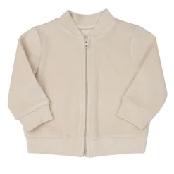 Mawi – cardigan ciniglia zippato con stampa