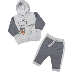 Mawi – jogging felpa c/capp e stampa