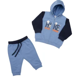 Mawi – jogging felpa c/capp e stampa