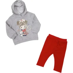 Mawi – jogging f.t. c/stampa e cappuccio