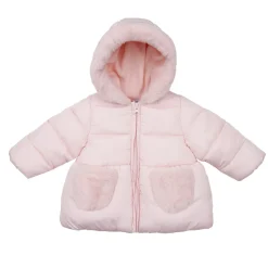 Mawi – piumino imbottito con inserti pelo girl