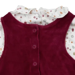 Mawi – salopette ciniglia con body interlock