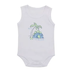 Mawi body canotta costina con stampa