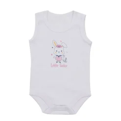 Mawi body canotta costina con stampa