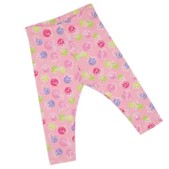 Mawi legging gamba lunga stampa farfalle