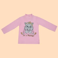 Mawi lupetto stampa gattino