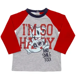 Mawi maglia jer bicol raglan con stampa 9m