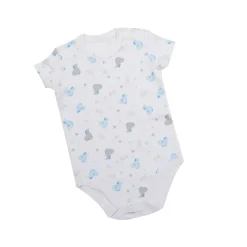 Mawi packx3 body cald cotone manica corta dino oeko-tex