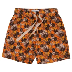 Mawi short marrone con zampe