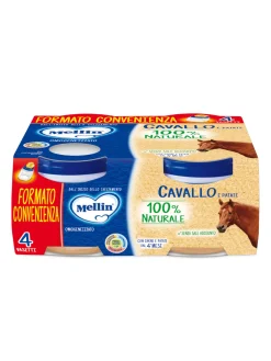 Mellin – omogeneizzato cavallo 4×80 gr