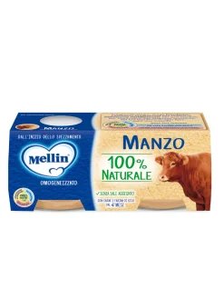 Mellin omogeneizzato manzo 2×80 gr