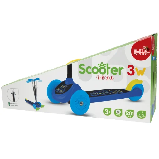 Monopattino 3 rutote twist & roll – sun & sport