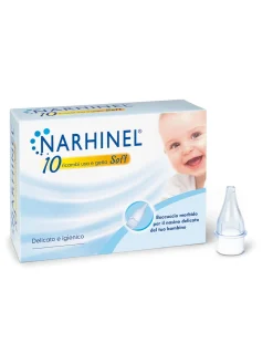 Narhinel 10 ricambi per aspiratore nasale per neonati e bambini con filtro assorbente per trattenere il muco, usa e getta, soft