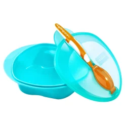 Neobaby set pappa con cucchiaio 6m + – colori assortiti –