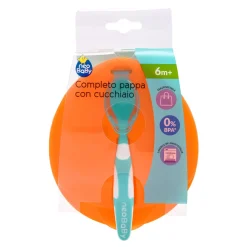 Neobaby set pappa con cucchiaio 6m + – colori assortiti –