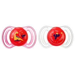 Neobaby succhietto anatomico silicone medio 6m+ rosa 2pz