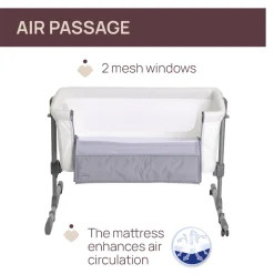 Next2me essential culla co-sleeping cloud re_lux – chicco