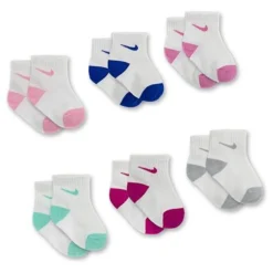 Nike pop color ankle 6pk