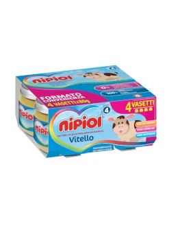 Nipiol – omogeneizzato vitello – 4x80g