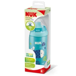 Nuk junior cup 300 ml con effetto camaleonte 18+ mesi