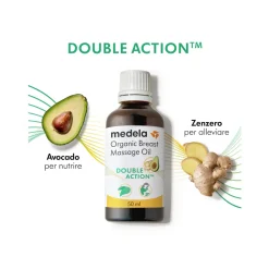 Olio bio per massaggio seno 50 ml – medela