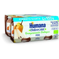 Omogeneizzato biologico pera 4x100g – humana
