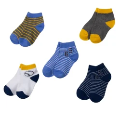 Pack 5 calze corte bimbo sportive