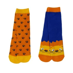 Pack due paia di calze antiscivolo bimbo leone