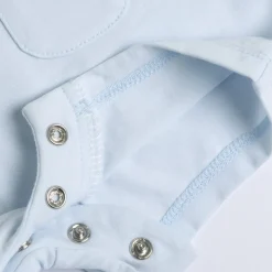 Pagliaccetto elegante, in cotone, apertura sulla schiena e a patello