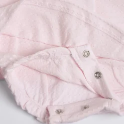 Pagliaccetto elegante, in cotone, apertura sulla schiena e a patello